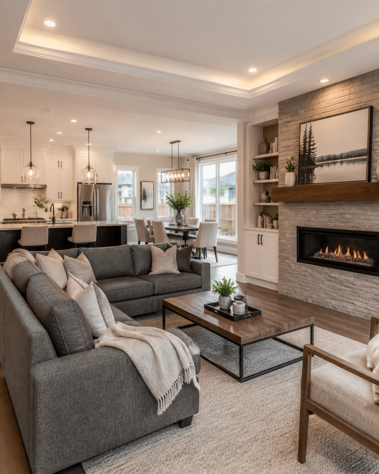 Bright and modern interior of a Bradford suburban home