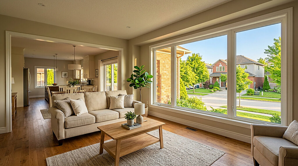 Inside a home in Barrie