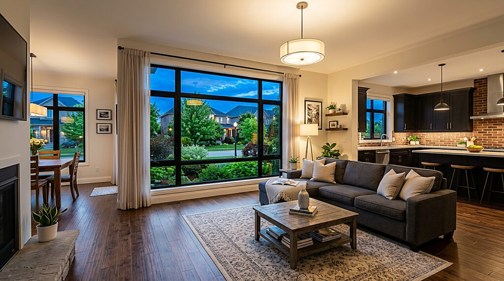 Inside a home in Innisfil