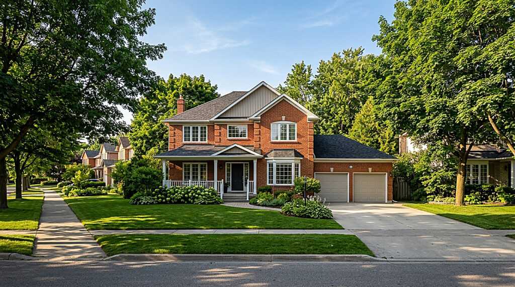 A residential street in Mississauga