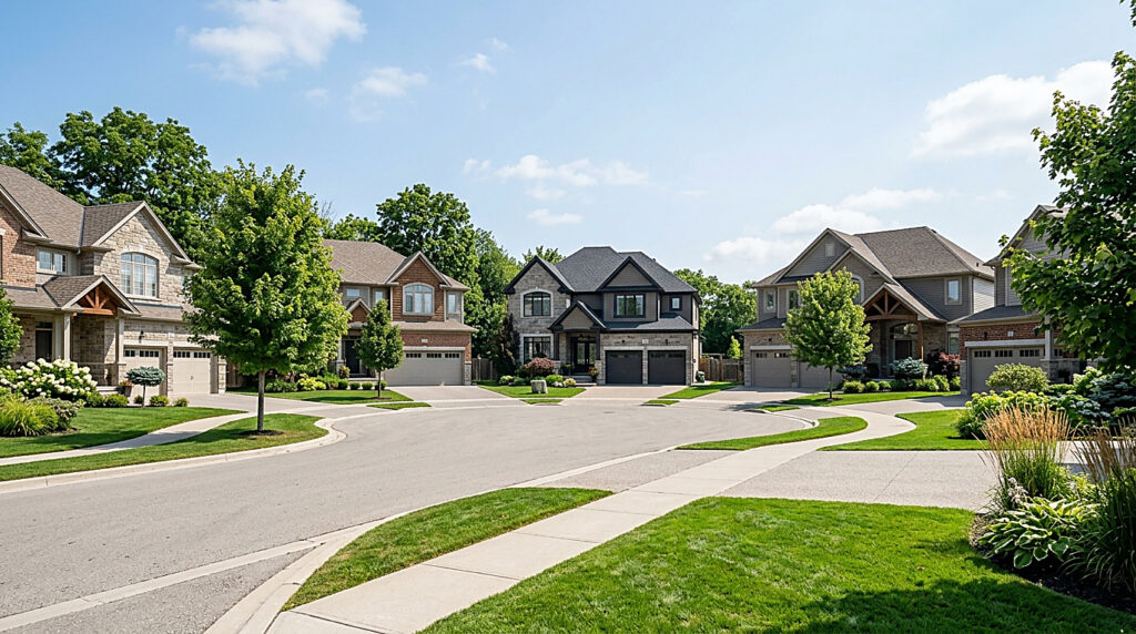 A residential street in Whitchurch-Stouffville