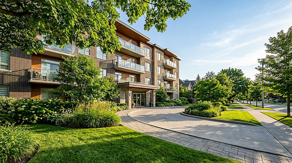 A residential street in Richmond Hill