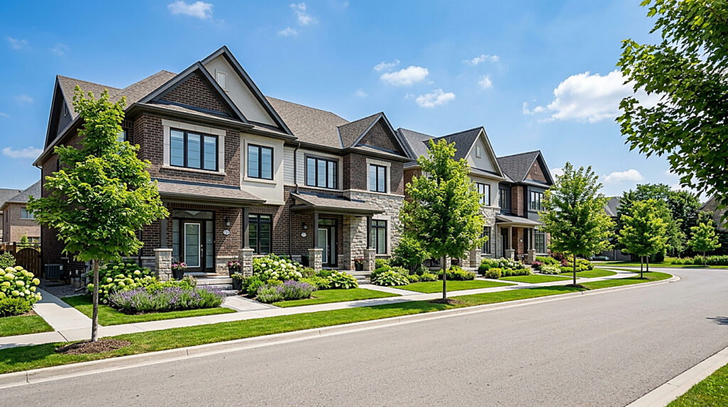 A residential street in Vaughan