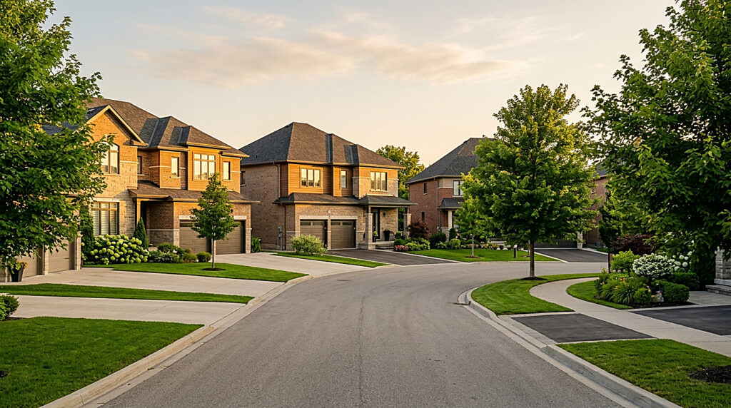 A residential street in Markham
