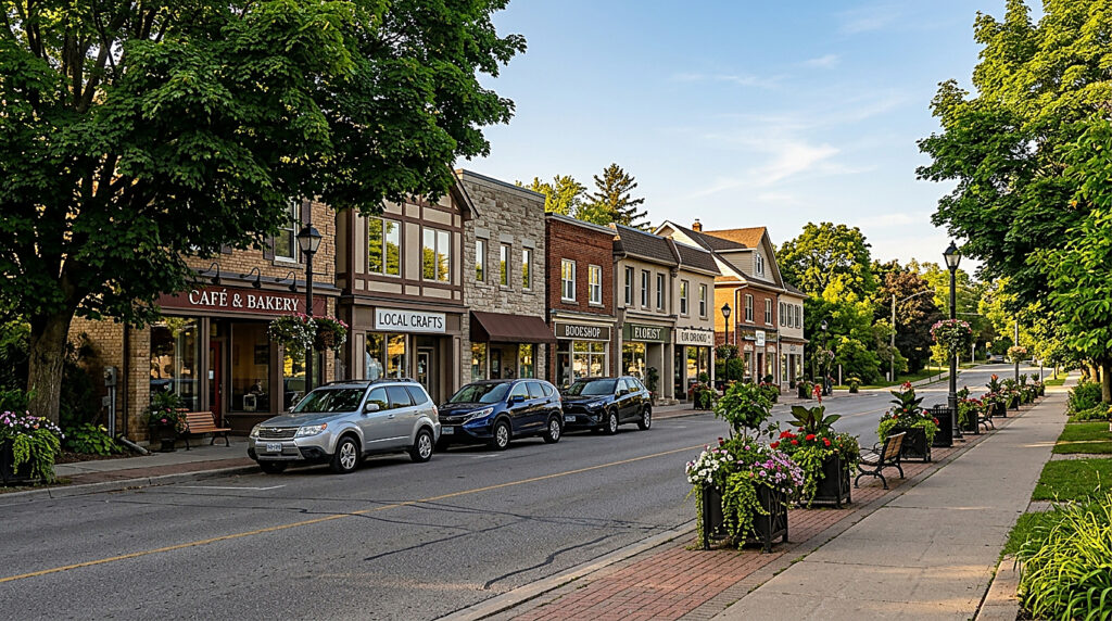 A residential street in Mississauga