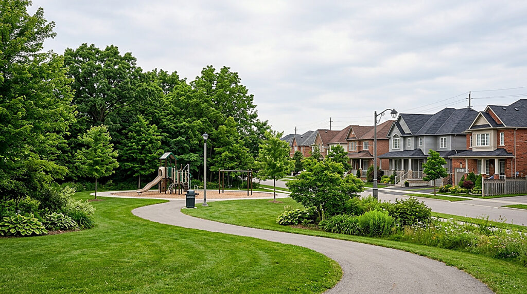 A residential street in Whitchurch-Stouffville