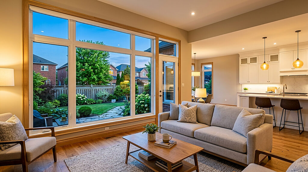 Inside a home in Barrie