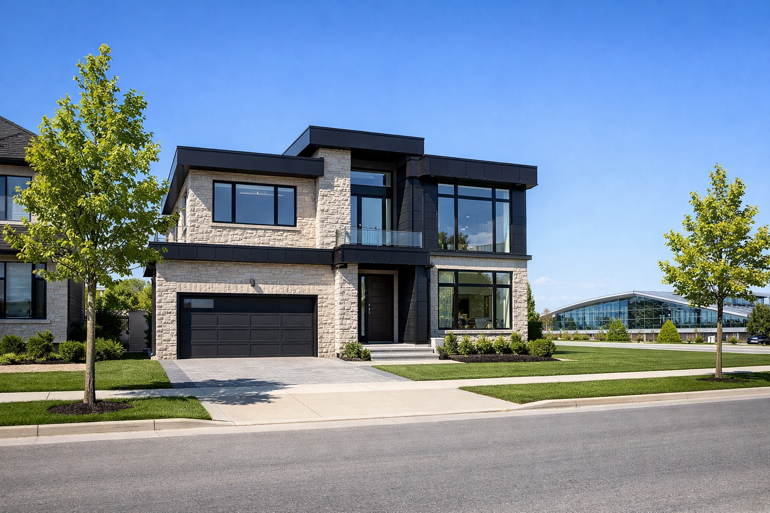 Modern detached family home in Vaughan near world-class transit and community centres.
