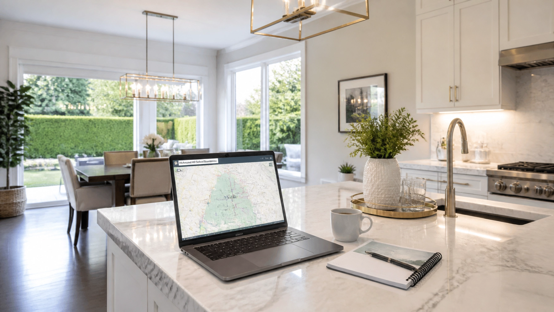 Modern kitchen interior in a Richmond Hill home