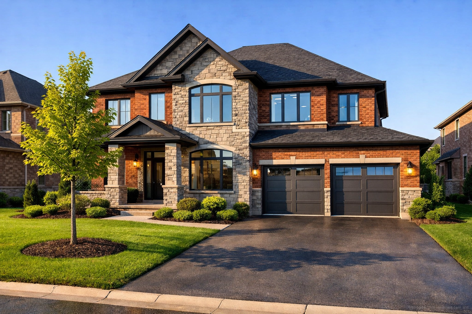 Modern upscale family home in Markham or Stouffville, Ontario real estate market in 2026.