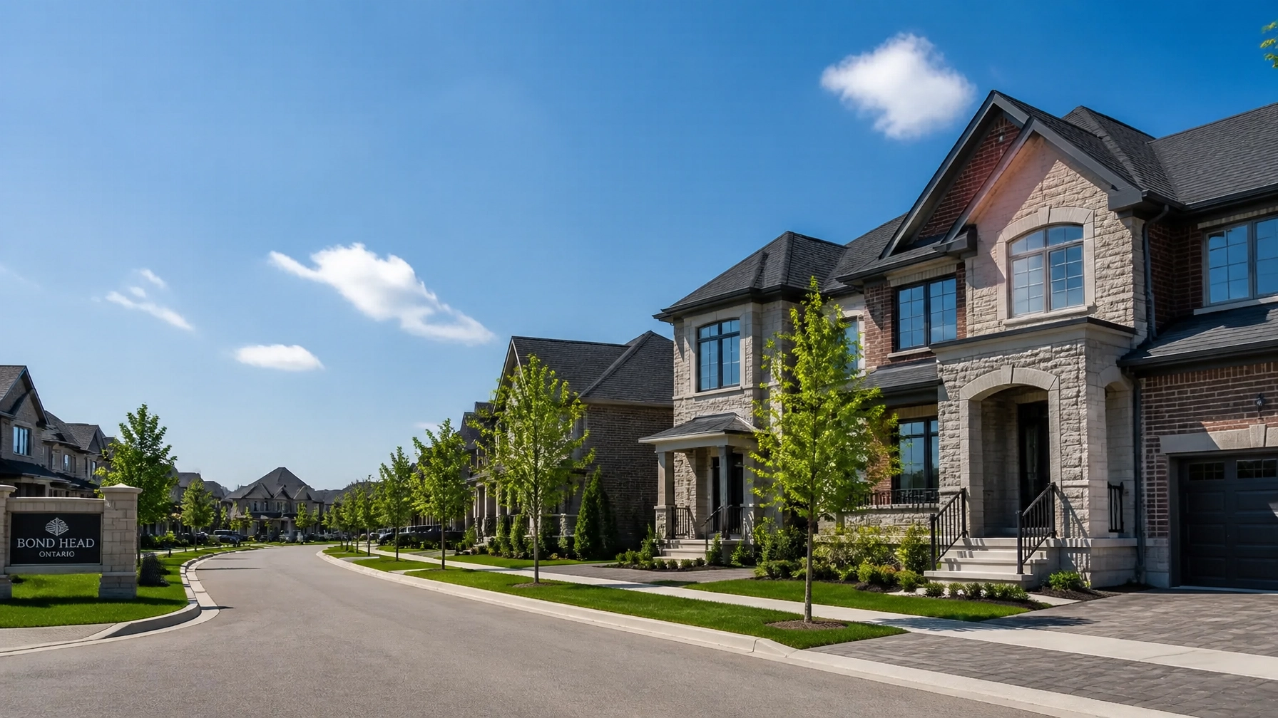 New residential development in Bond Head