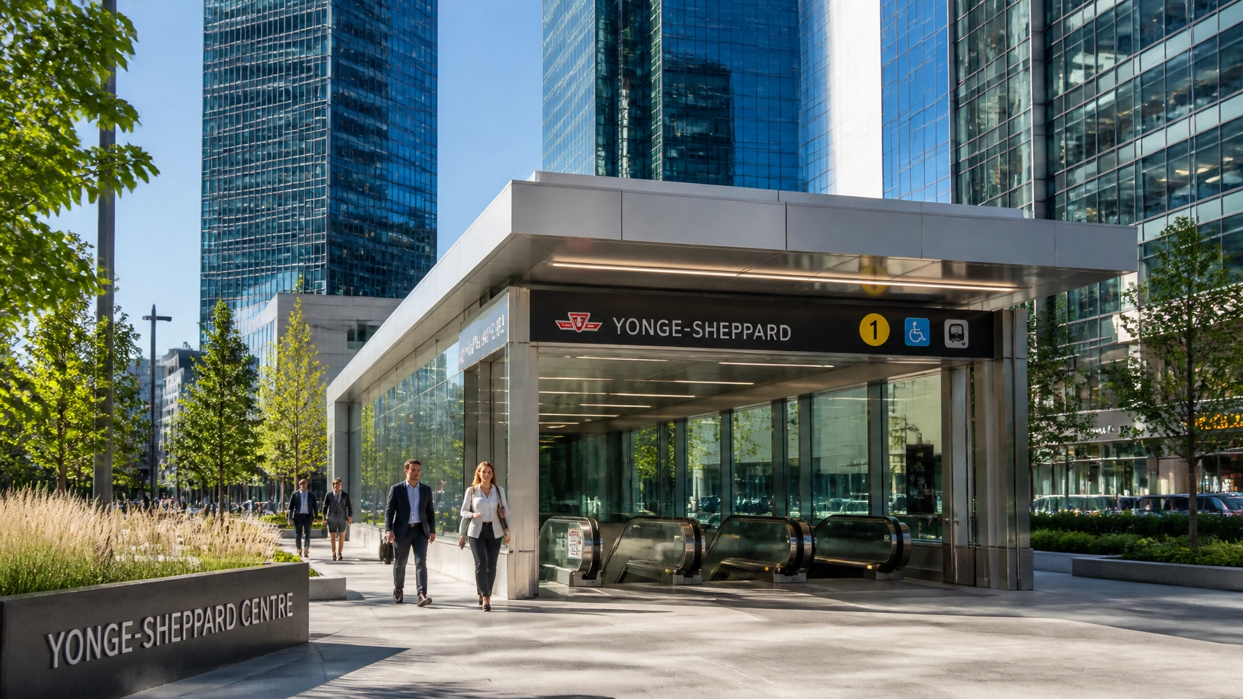 Транспортный узел Yonge-Sheppard в Норт-Йорке