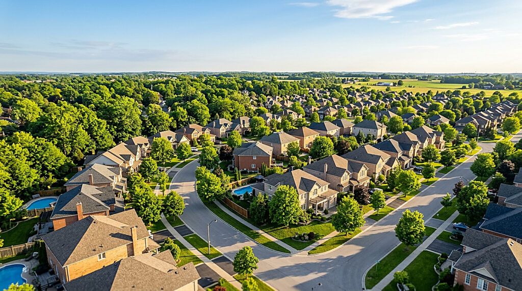 A residential street in Bradford